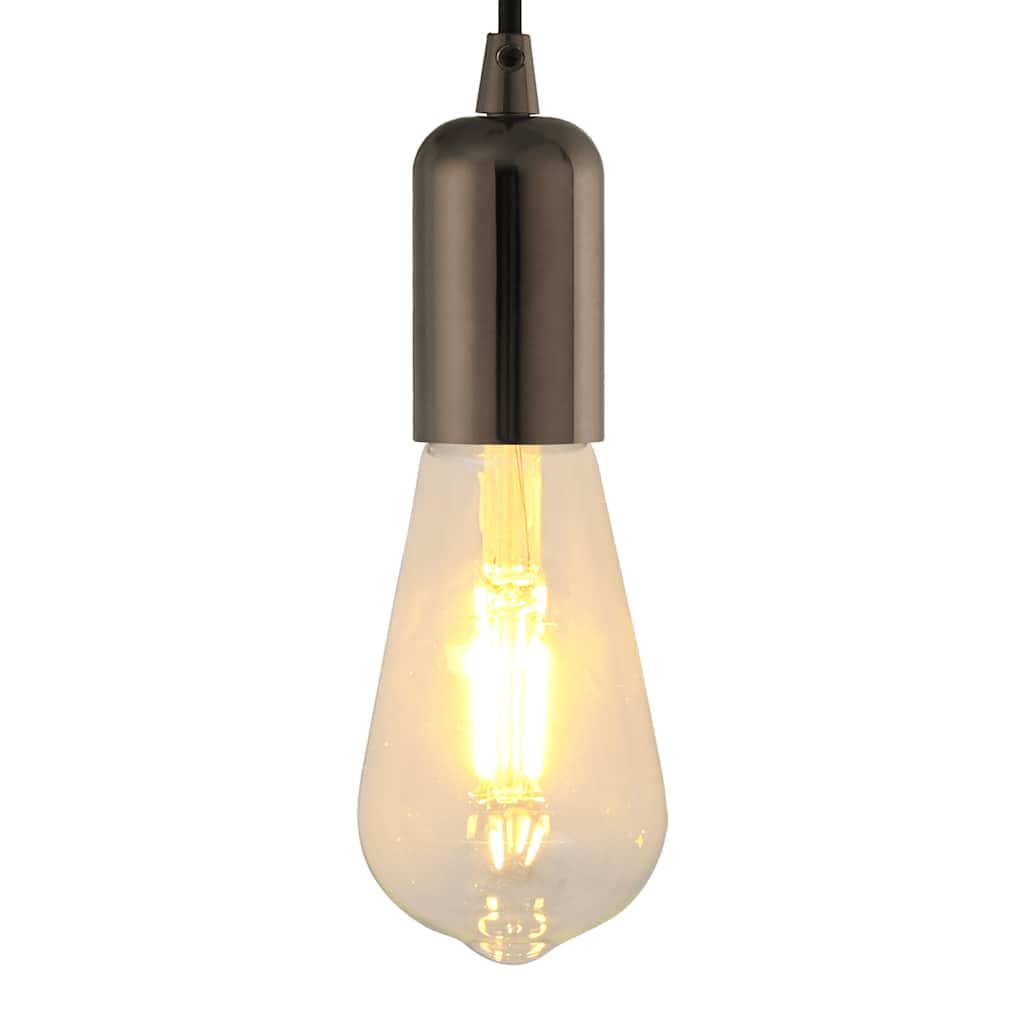 vidaXL Oprawki do lamp 2 szt. Błyszczące czarne E27