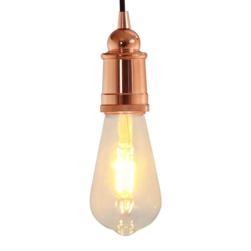 vidaXL Oprawki do lamp 2 szt. Różowe złoto E27