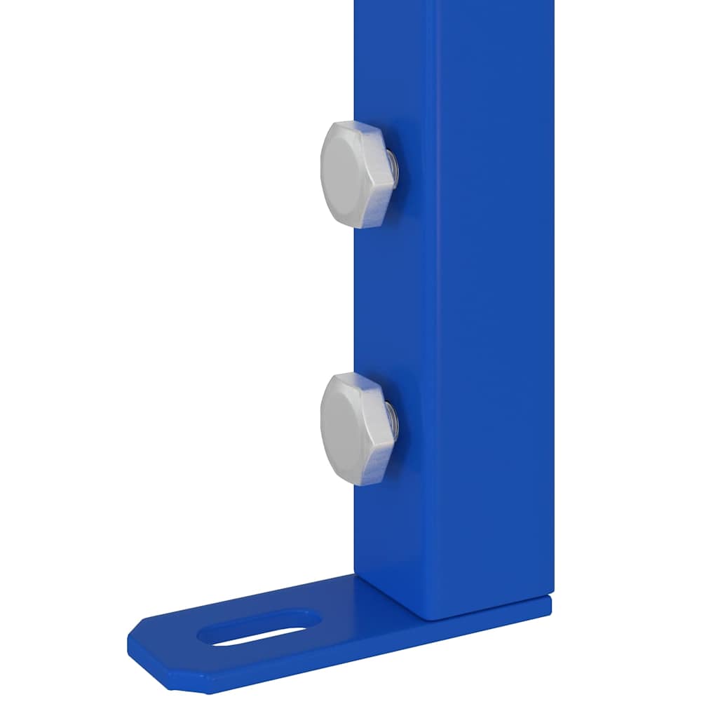 vidaXL Wspornik ścienny do łazienki Niebieski 50 x 3 x 112 cm