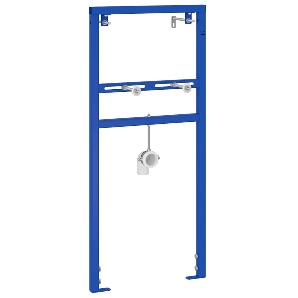 vidaXL Wspornik ścienny do łazienki Niebieski 50 x 3 x 112 cm