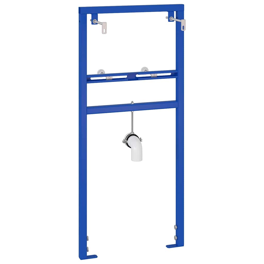 vidaXL Wspornik ścienny do łazienki Niebieski 50 x 3 x 112 cm