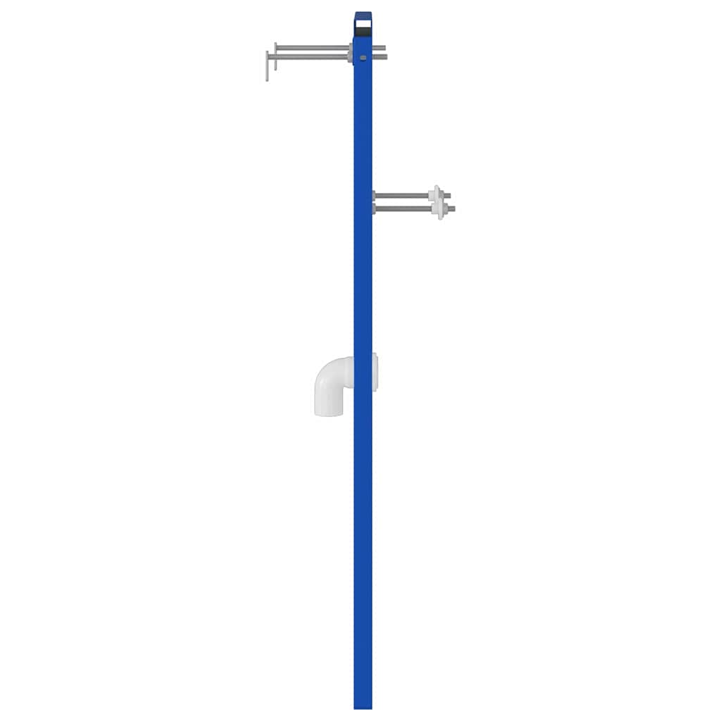 vidaXL Wspornik ścienny do łazienki Niebieski 50 x 3 x 112 cm