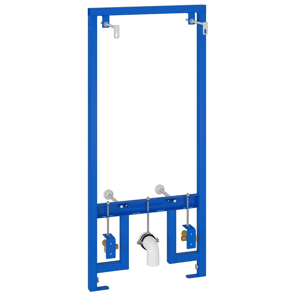 vidaXL Wspornik ścienny do łazienki Niebieski 50 x 3 x 112 cm