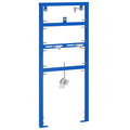 vidaXL Wspornik ścienny do łazienki Niebieski 50 x 3 x 112 cm