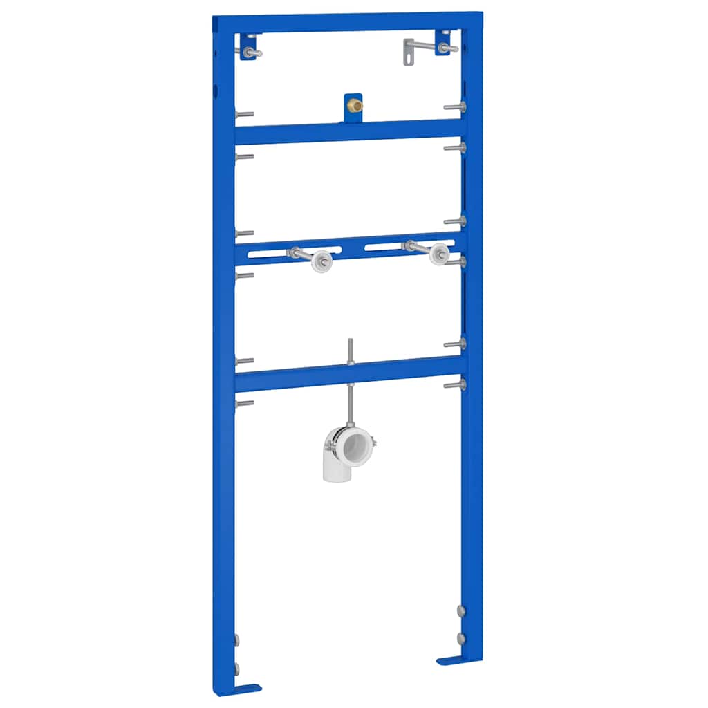vidaXL Wspornik ścienny do łazienki Niebieski 50 x 3 x 112 cm