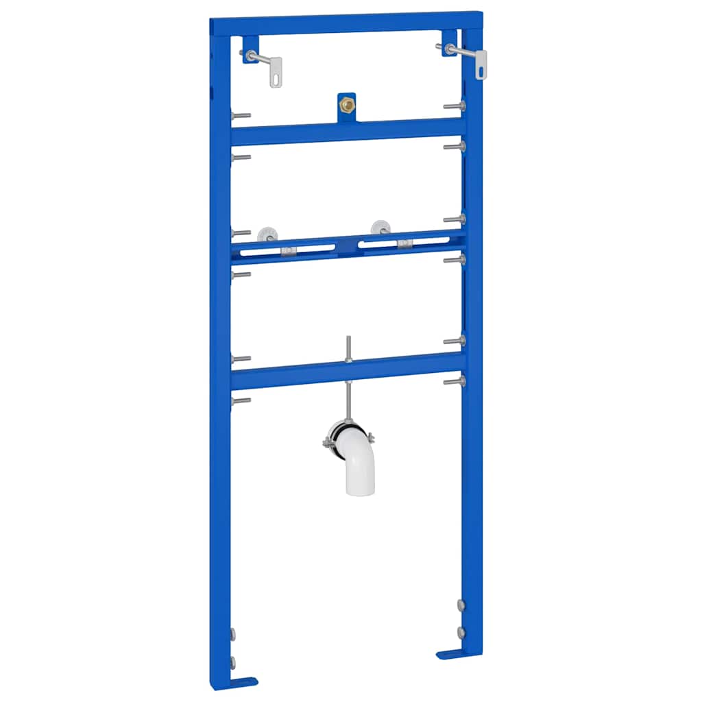 vidaXL Wspornik ścienny do łazienki Niebieski 50 x 3 x 112 cm