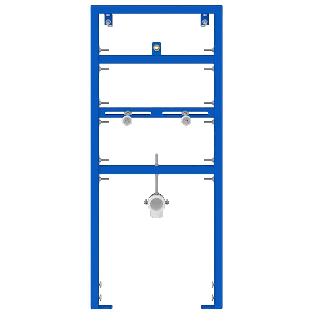 vidaXL Wspornik ścienny do łazienki Niebieski 50 x 3 x 112 cm