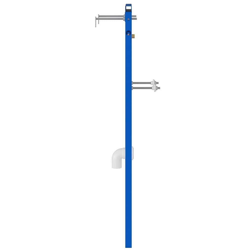 vidaXL Wspornik ścienny do łazienki Niebieski 50 x 3 x 112 cm