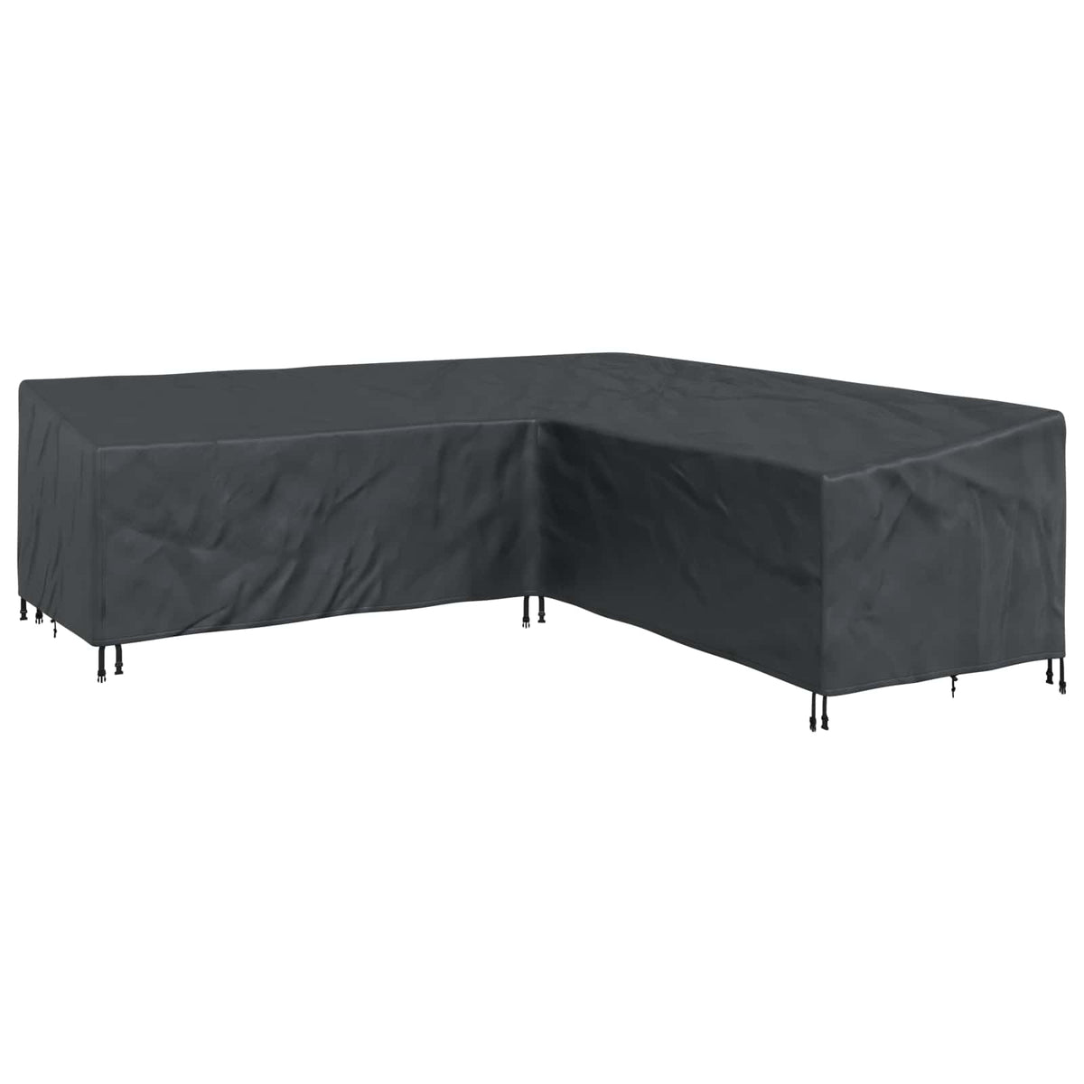 vidaXL Pokrowiec na meble 270 x 270 x 80 cm Tkanina Oxford 600D Czarny
