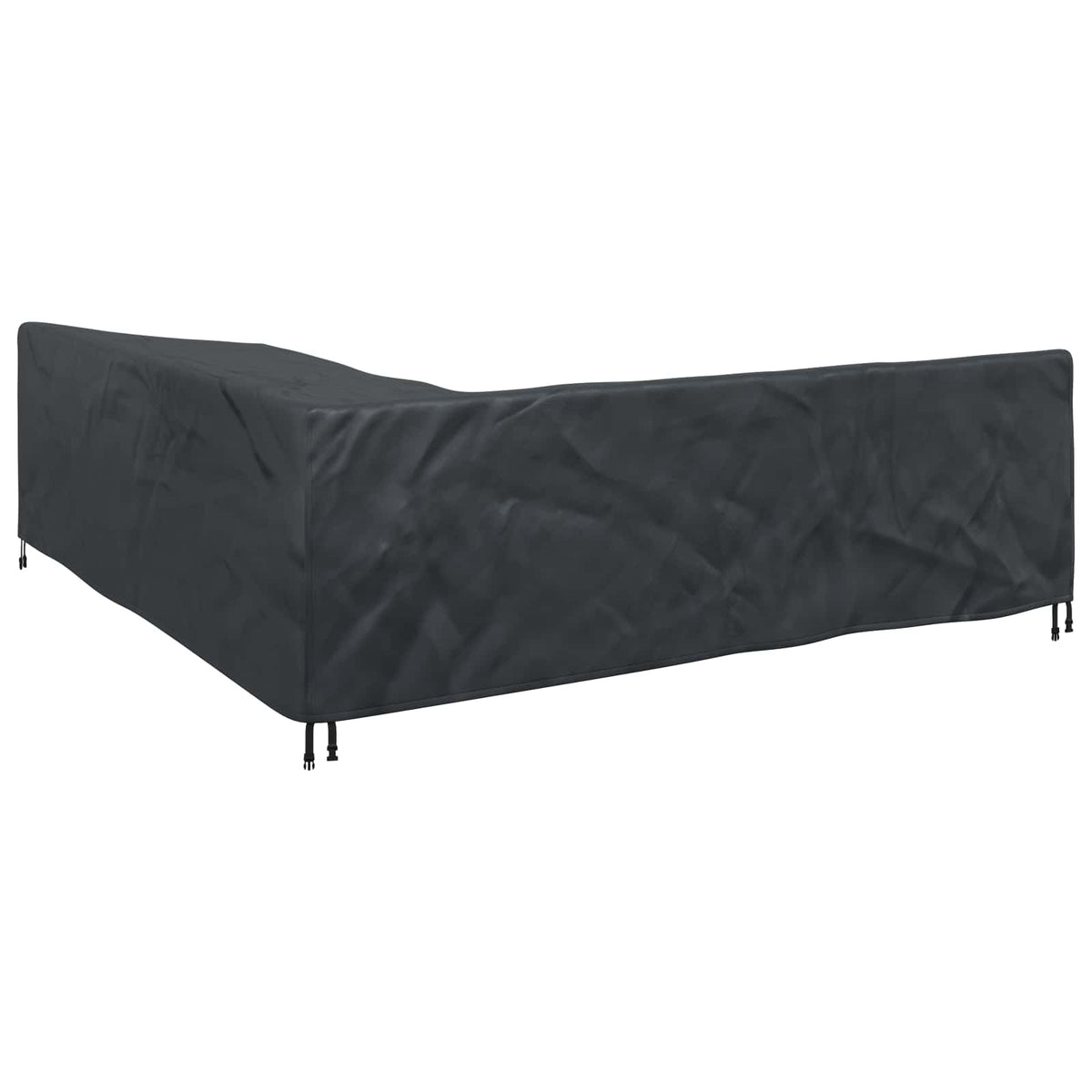 vidaXL Pokrowiec na meble 270 x 270 x 80 cm Tkanina Oxford 600D Czarny