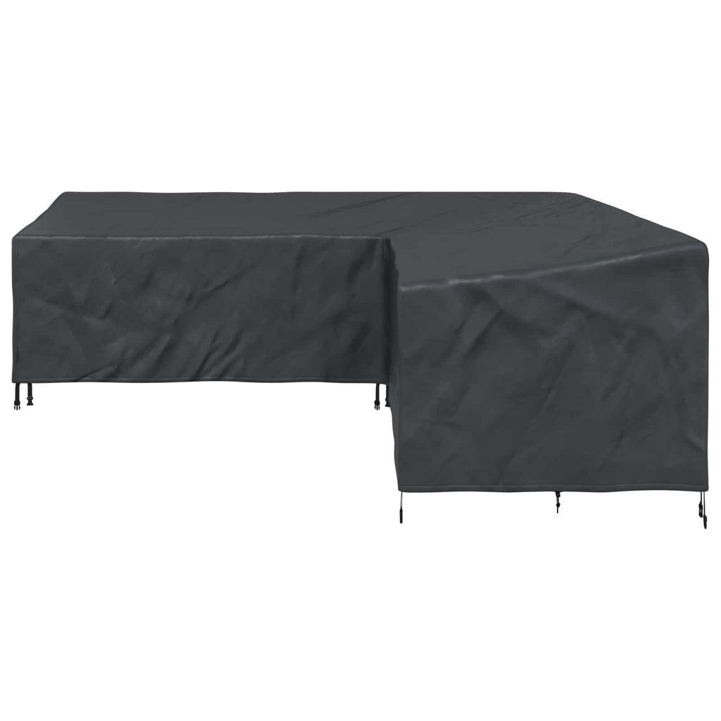 vidaXL Pokrowiec na meble 270 x 270 x 80 cm Tkanina Oxford 600D Czarny