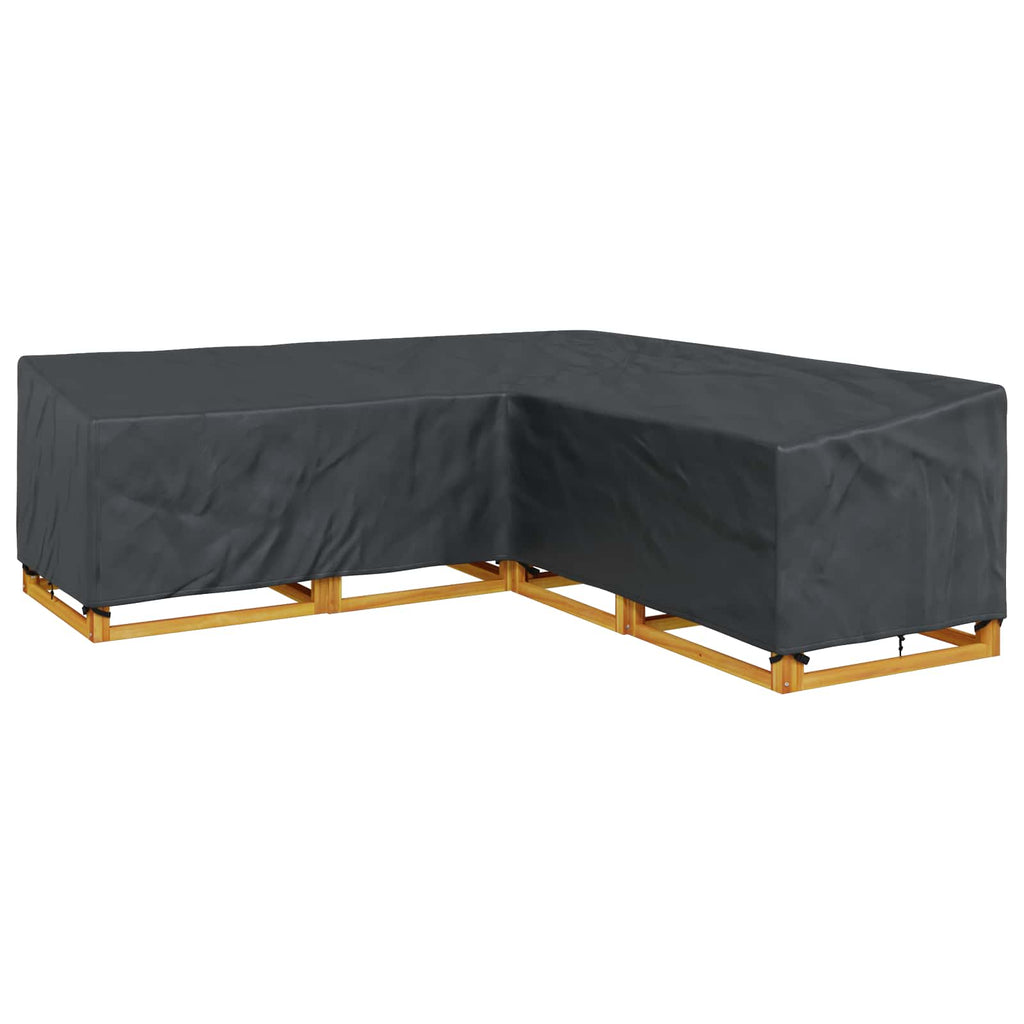 vidaXL Pokrowiec na meble 270 x 270 x 80 cm Tkanina Oxford 600D Czarny