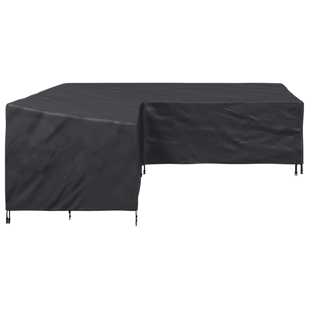vidaXL Pokrowiec na meble 270 x 270 x 80 cm Tkanina Oxford 600D Czarny
