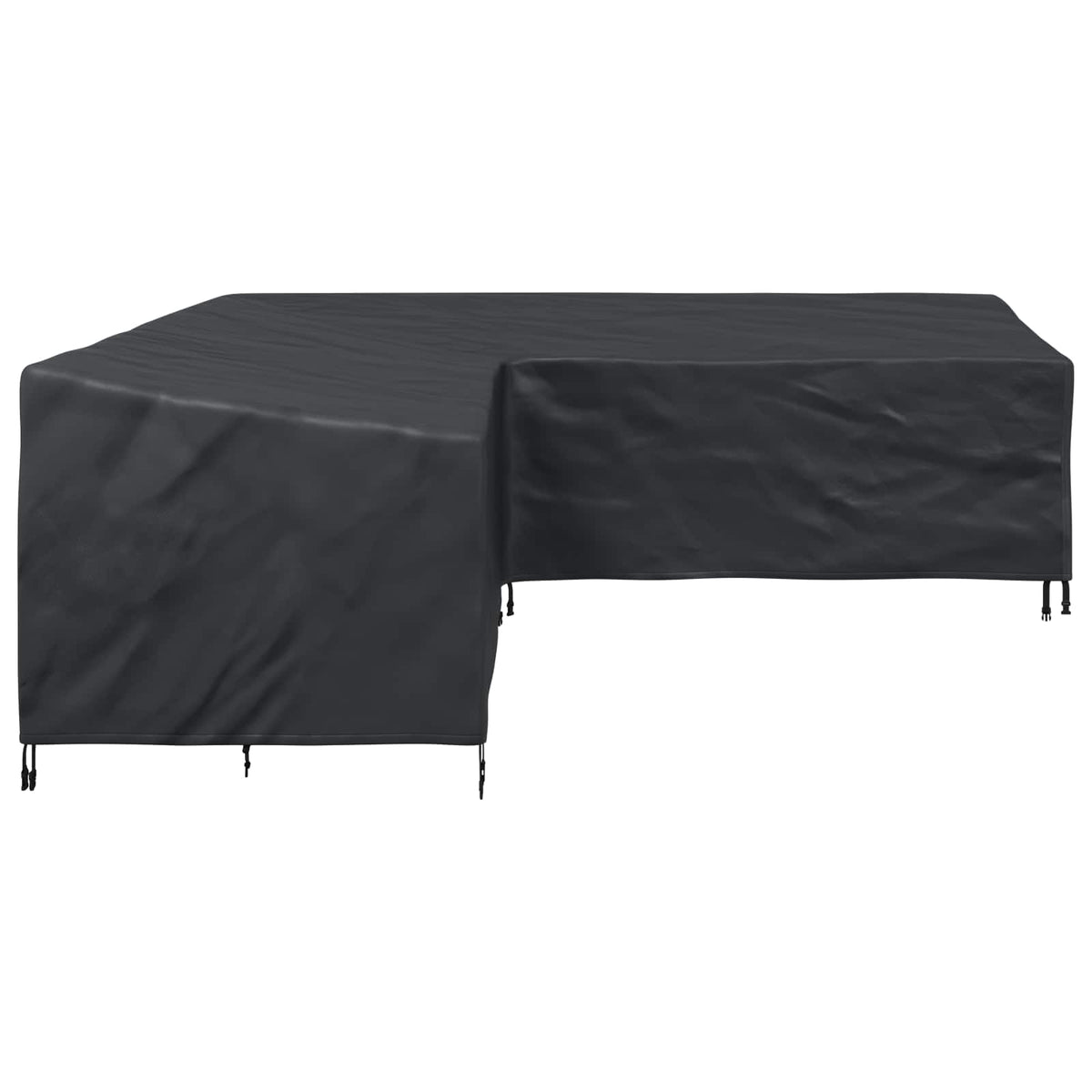 vidaXL Pokrowiec na meble 270 x 270 x 80 cm Tkanina Oxford 600D Czarny