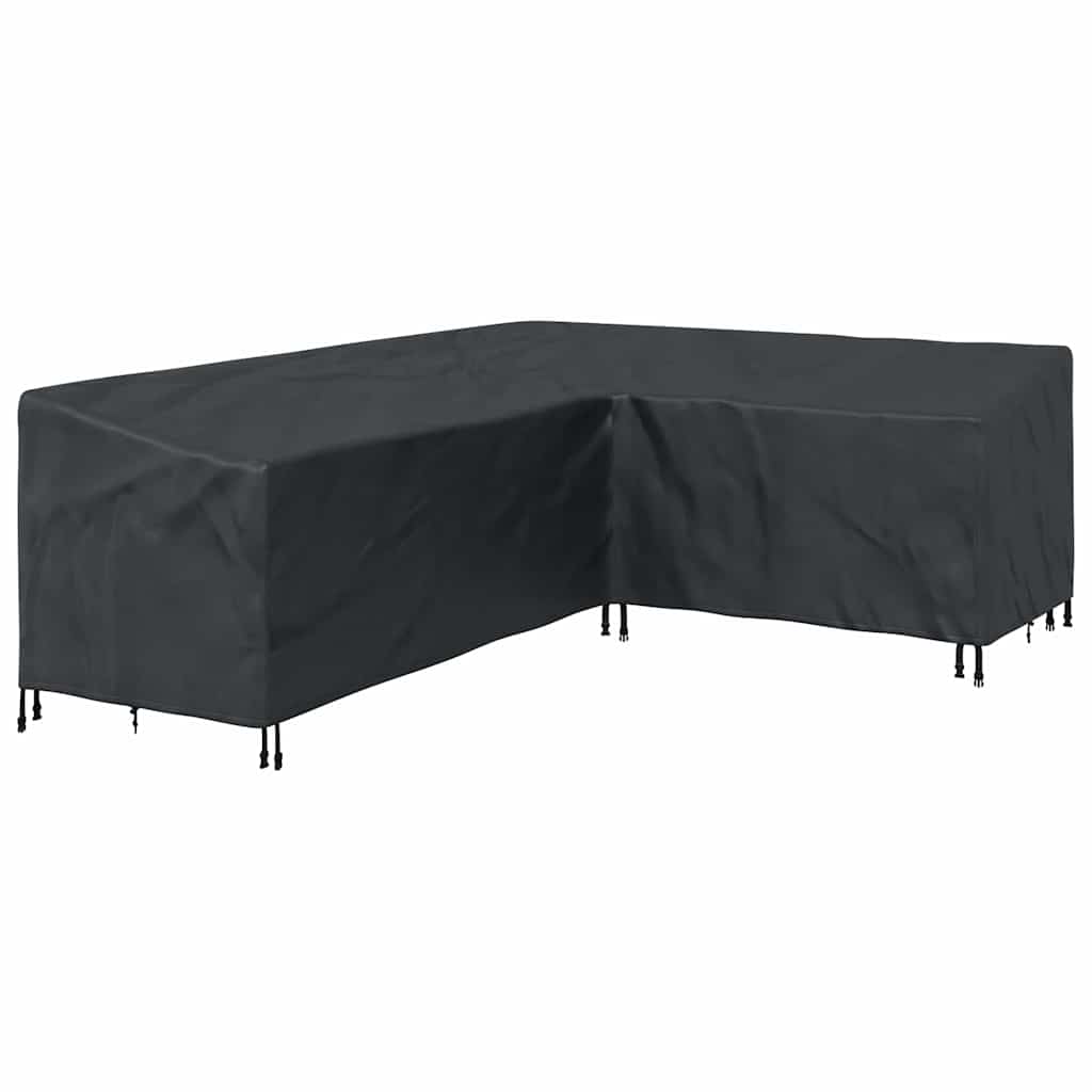 vidaXL Pokrowiec na meble 260 x 210 x 80 cm Tkanina Oxford 600D Czarny