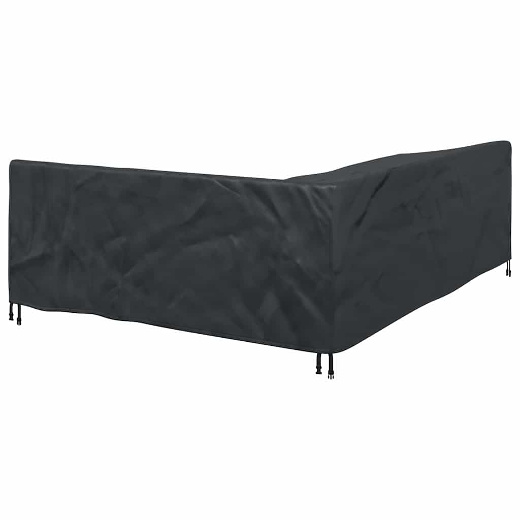 vidaXL Pokrowiec na meble 260 x 210 x 80 cm Tkanina Oxford 600D Czarny