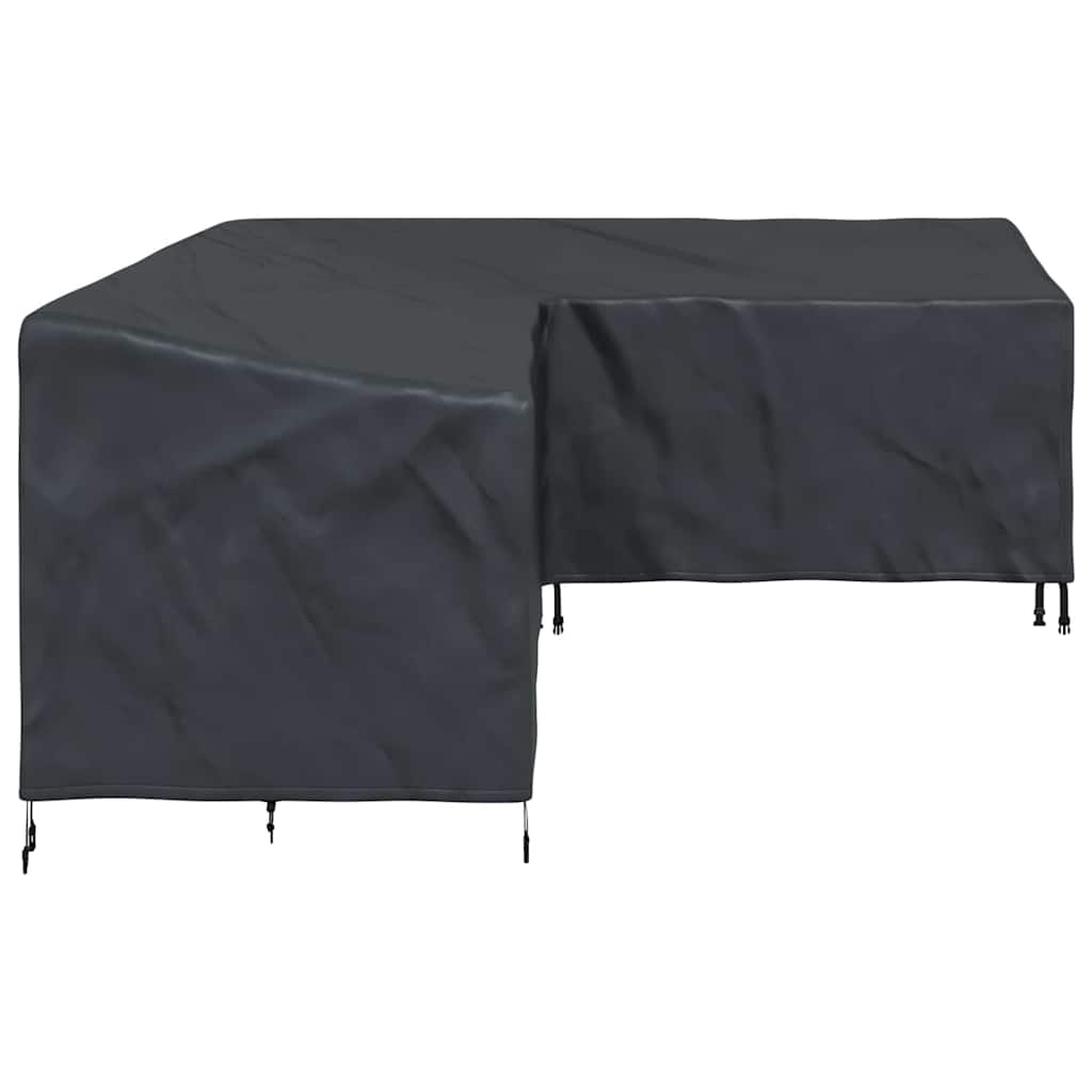 vidaXL Pokrowiec na meble 260 x 210 x 80 cm Tkanina Oxford 600D Czarny