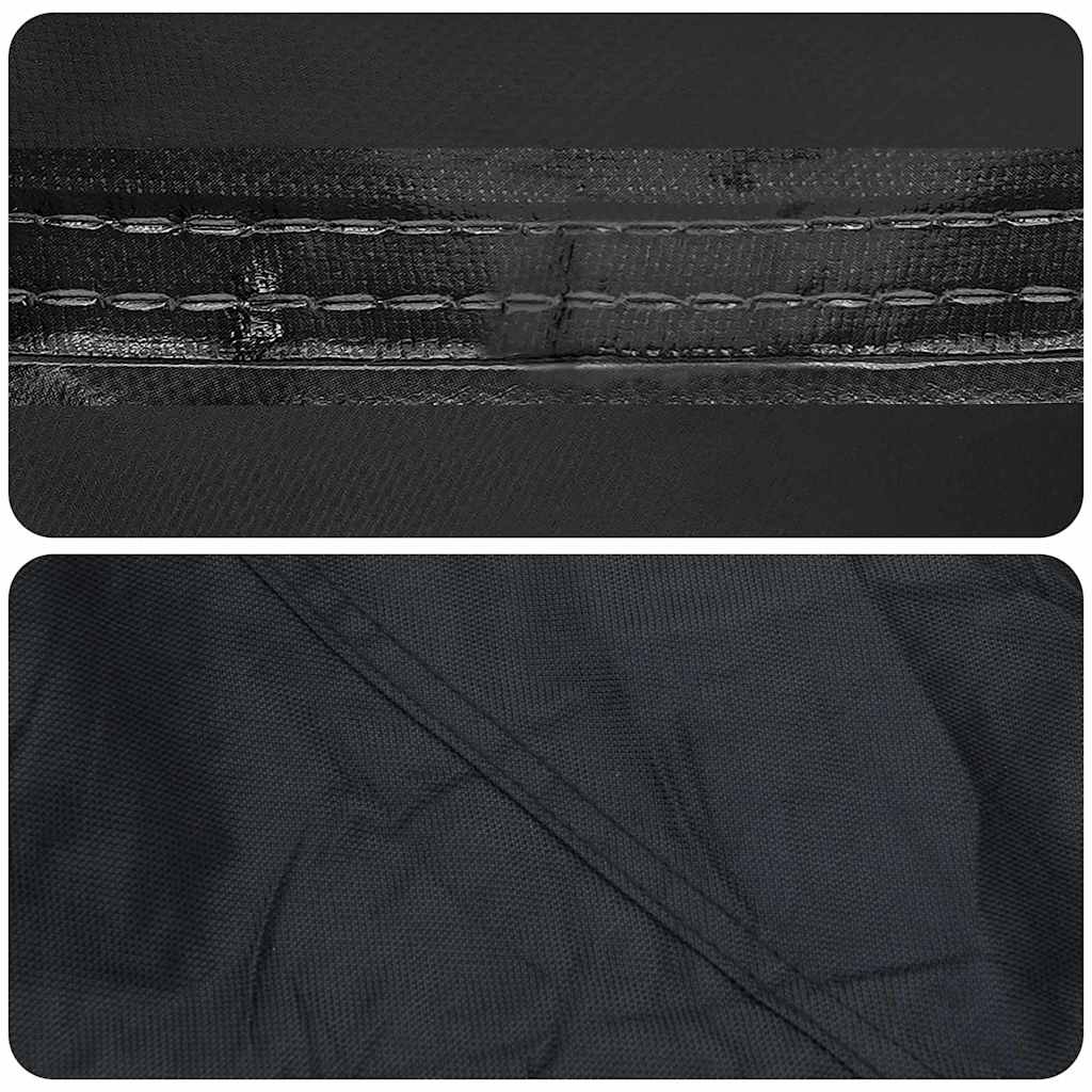 vidaXL Pokrowiec na meble 260 x 210 x 80 cm Tkanina Oxford 600D Czarny