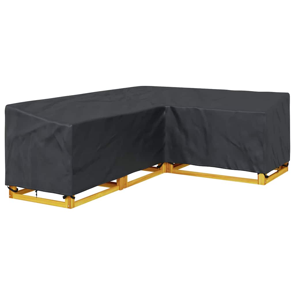 vidaXL Pokrowiec na meble 260 x 210 x 80 cm Tkanina Oxford 600D Czarny