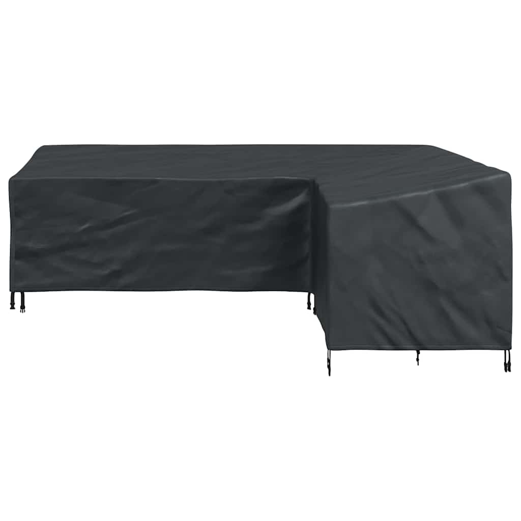 vidaXL Pokrowiec na meble 260 x 210 x 80 cm Tkanina Oxford 600D Czarny