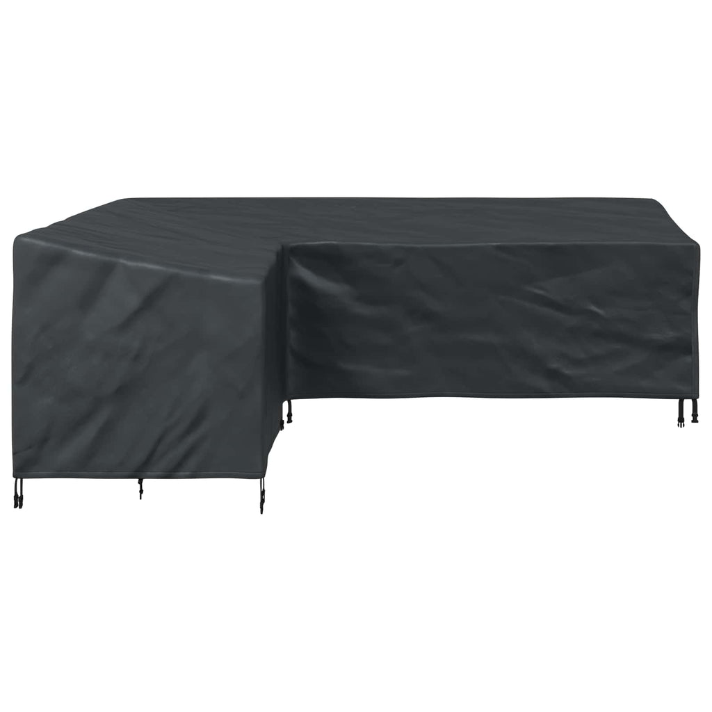 vidaXL Pokrowiec na meble Czarny 260 x 210 x 80 cm Tkanina Oxford 210D