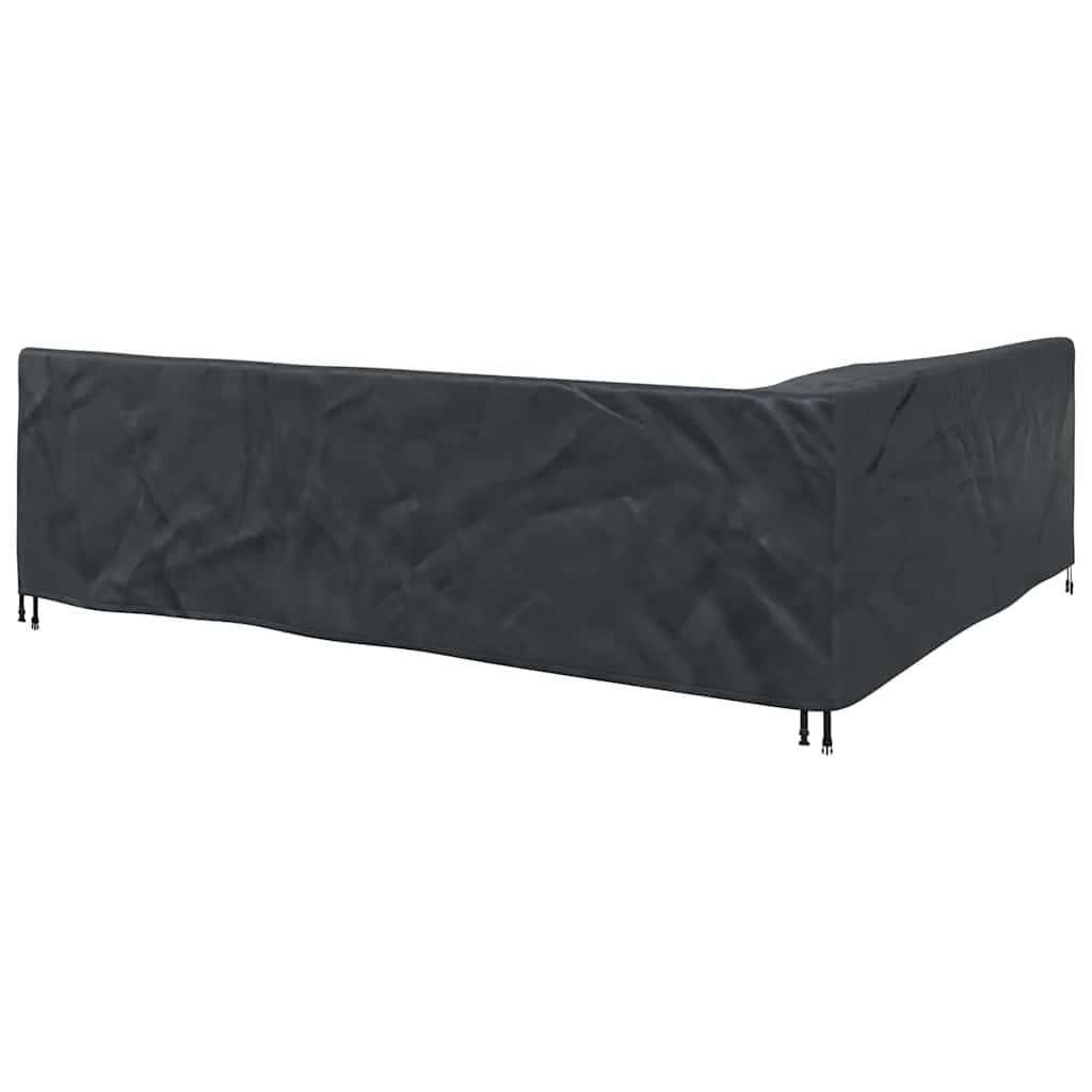 vidaXL Pokrowiec na meble Czarny 286 x 222 x 80 cm