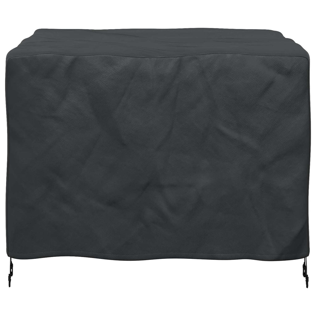 vidaXL Pokrowiec na meble Gładki Czarny 113 x 113 x 73 cm 210D