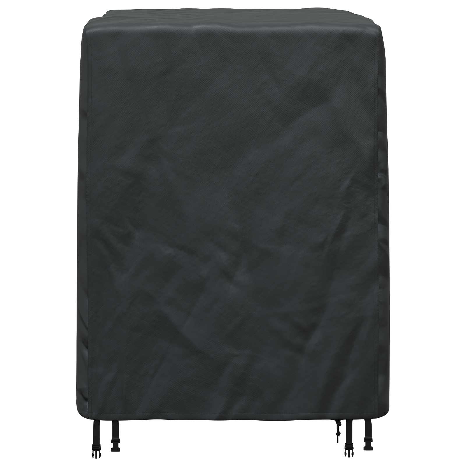vidaXL Pokrowiec na meble Gładki Czarny 116 x 100 x 120 cm 210D