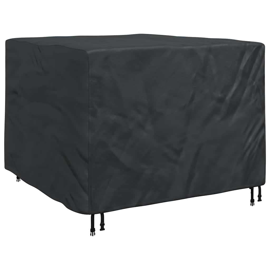vidaXL Pokrowiec na meble Czarny 125 x 125 x 74 cm tkanina Oxford 420D