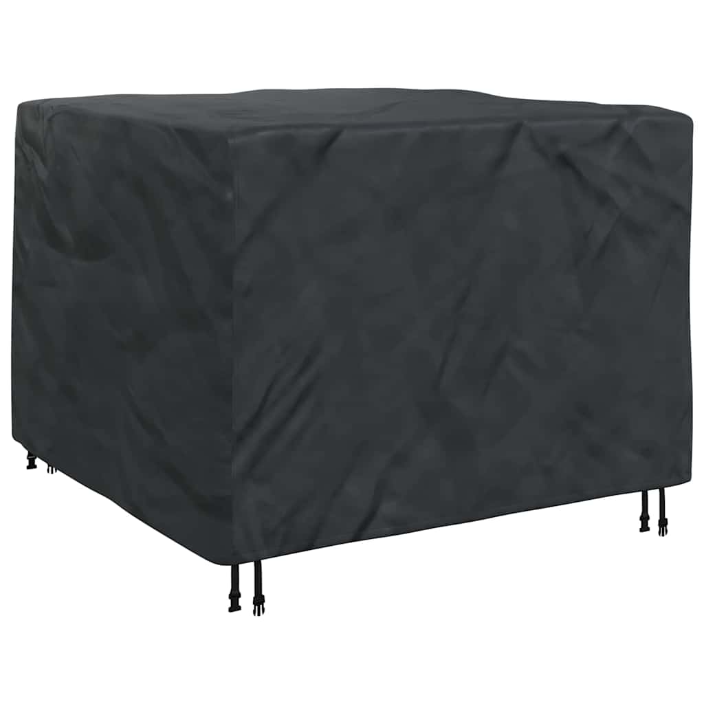 vidaXL Pokrowiec na meble Czarny 125 x 125 x 74 cm tkanina Oxford 420D