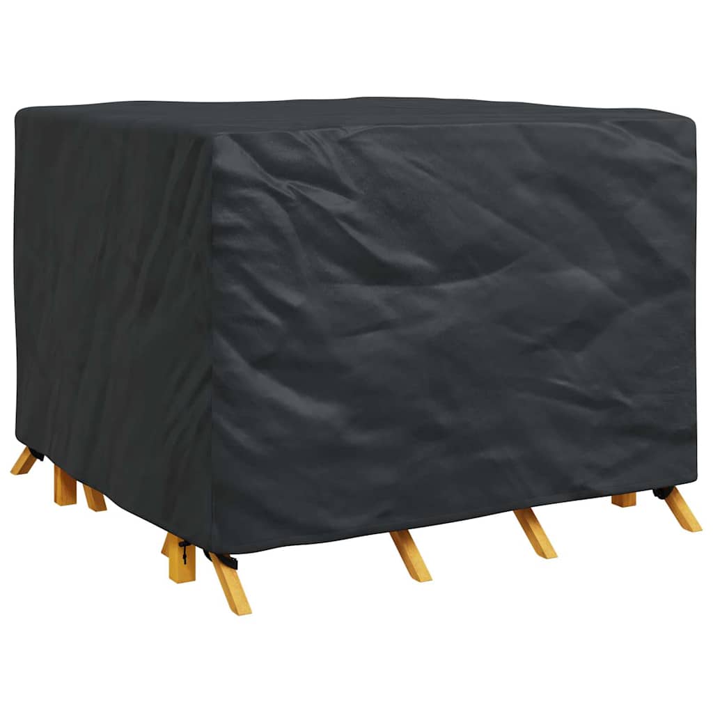 vidaXL Pokrowiec na meble Czarny 135 x 135 x 90 cm tkanina Oxford 420D