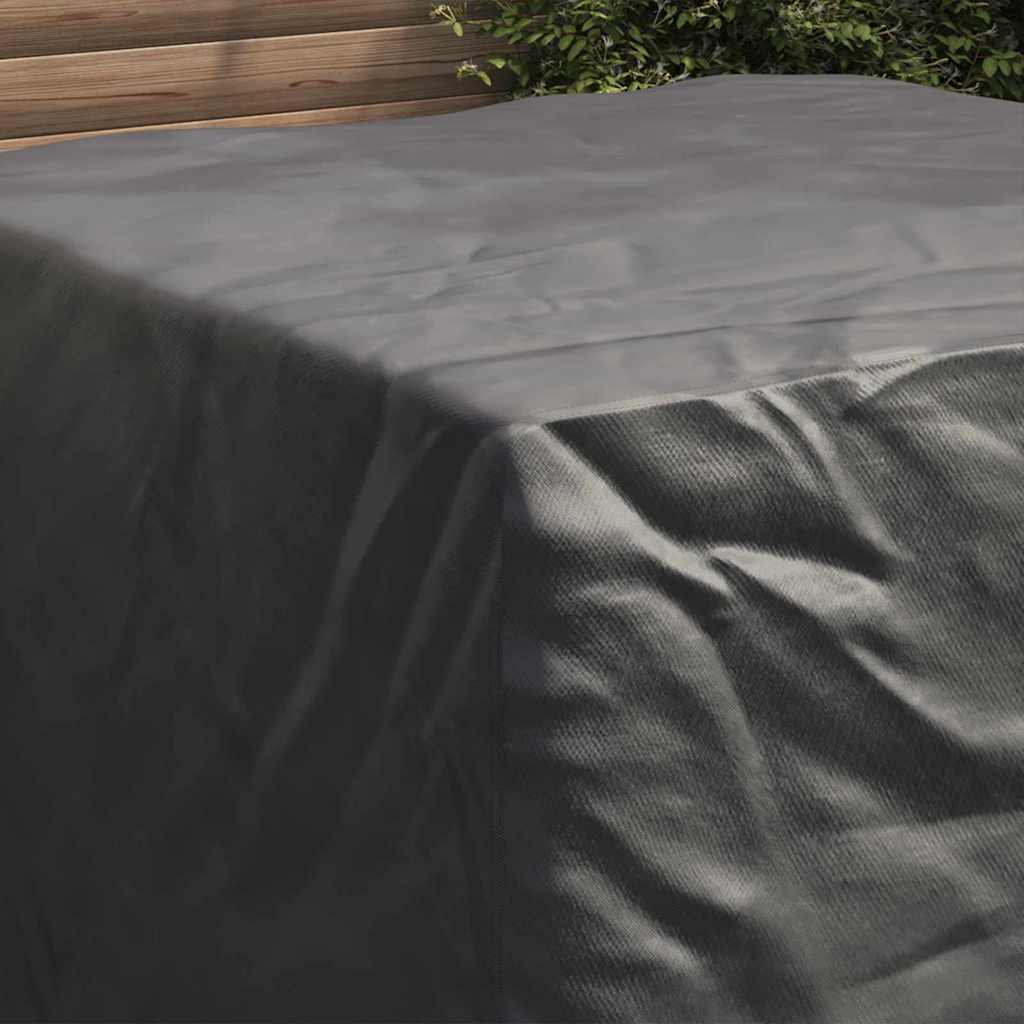 vidaXL Pokrowiec na meble Czarny 135 x 135 x 90 cm Tkanina Oxford 600D