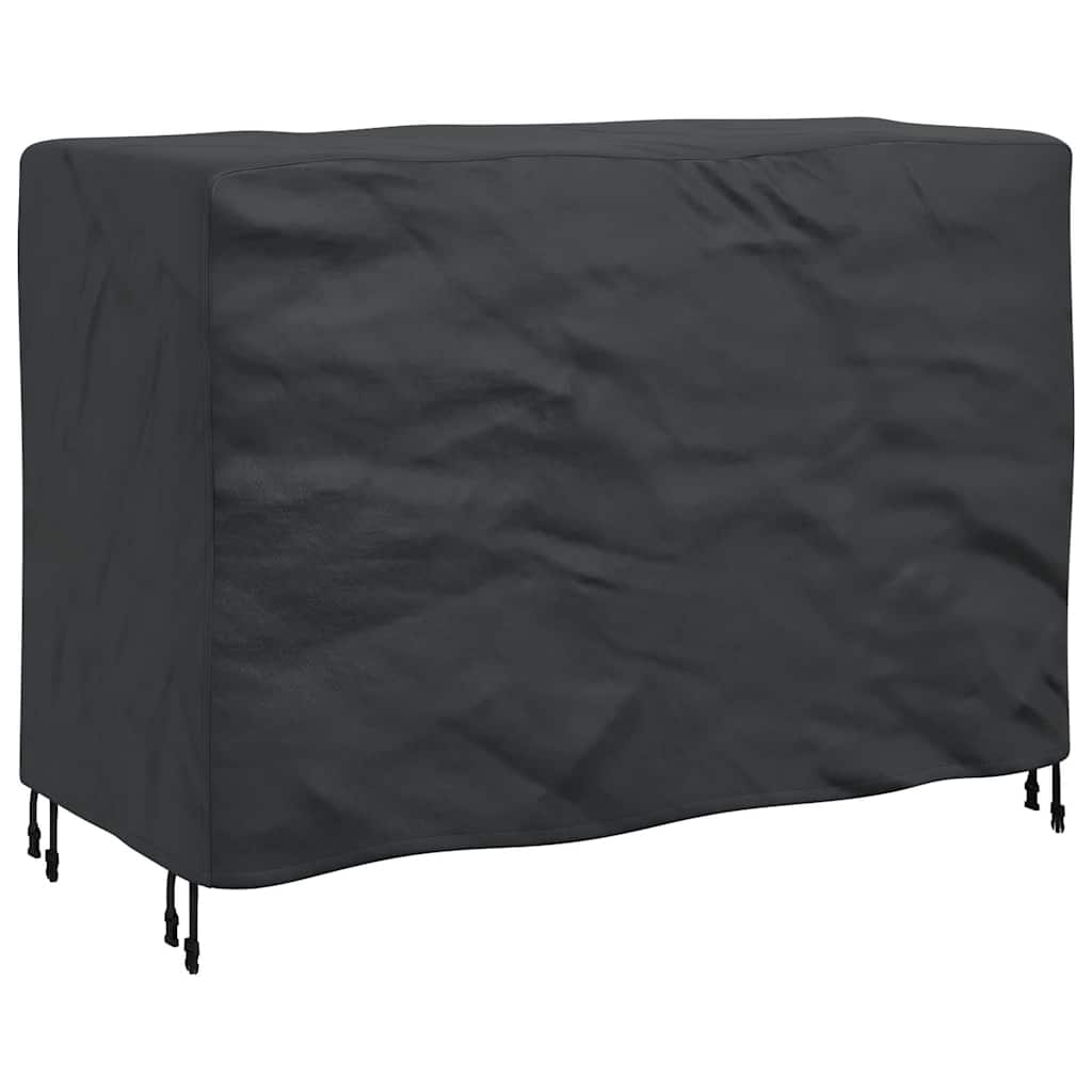 vidaXL Pokrowiec na meble Gładki Czarny 130 x 80 x 70 cm 210D