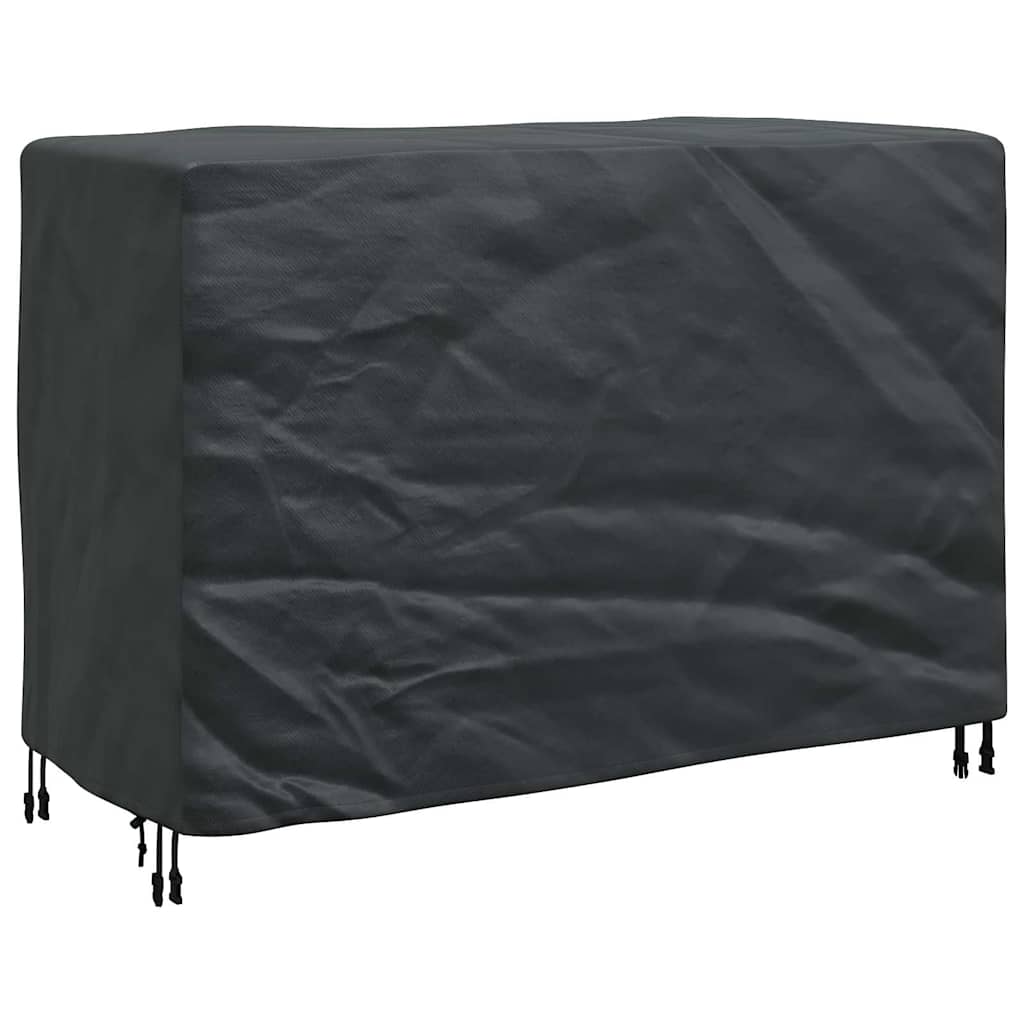 vidaXL Pokrowiec na meble Gładki Czarny 130 x 80 x 70 cm 210D