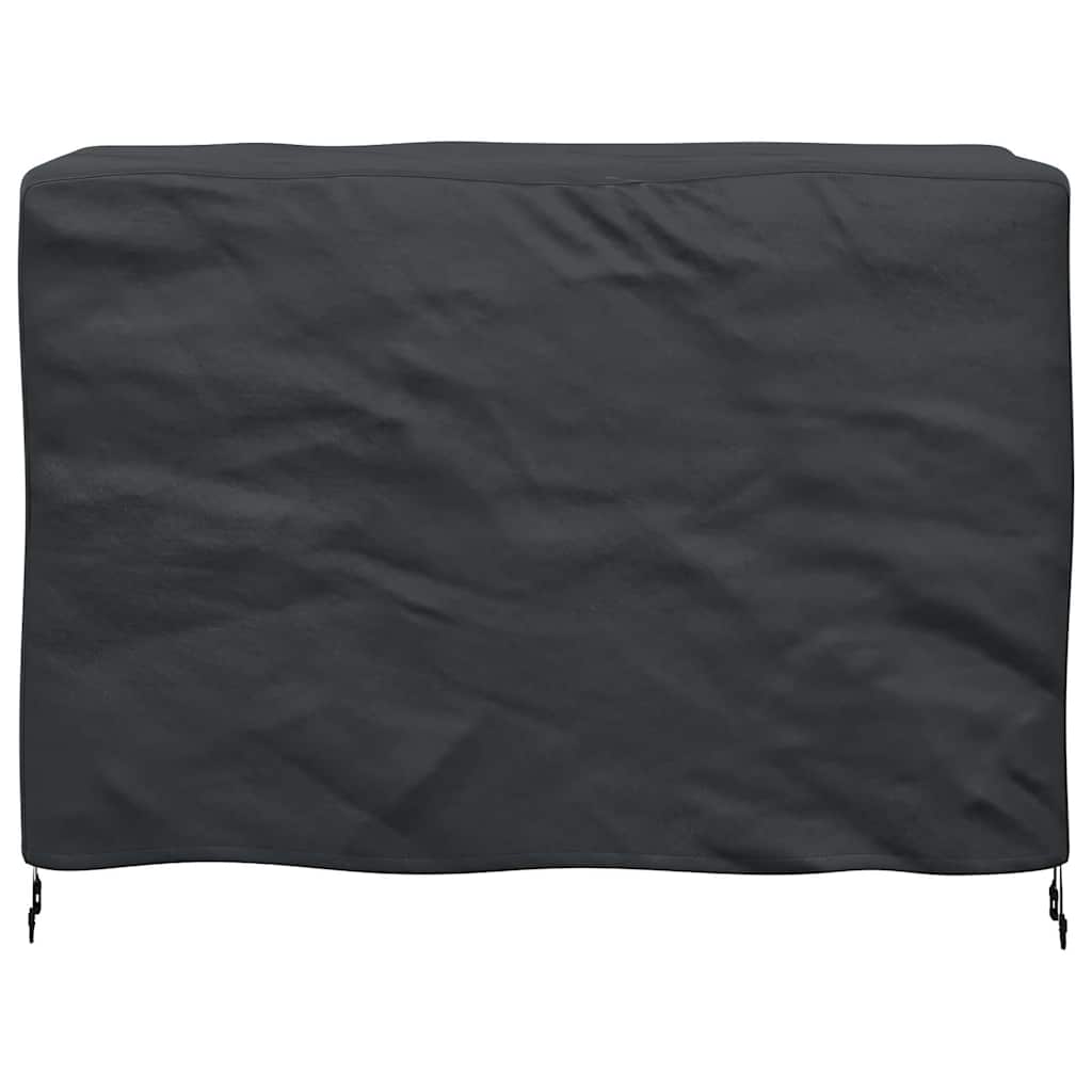 vidaXL Pokrowiec na meble Gładki Czarny 130 x 80 x 70 cm 210D