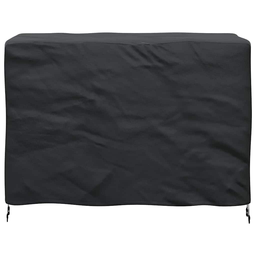vidaXL Pokrowiec na meble Gładki Czarny 130 x 80 x 70 cm 210D