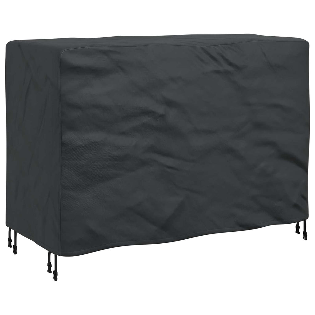 vidaXL Pokrowiec na meble Gładki Czarny 140 x 70 x 90 cm 210D