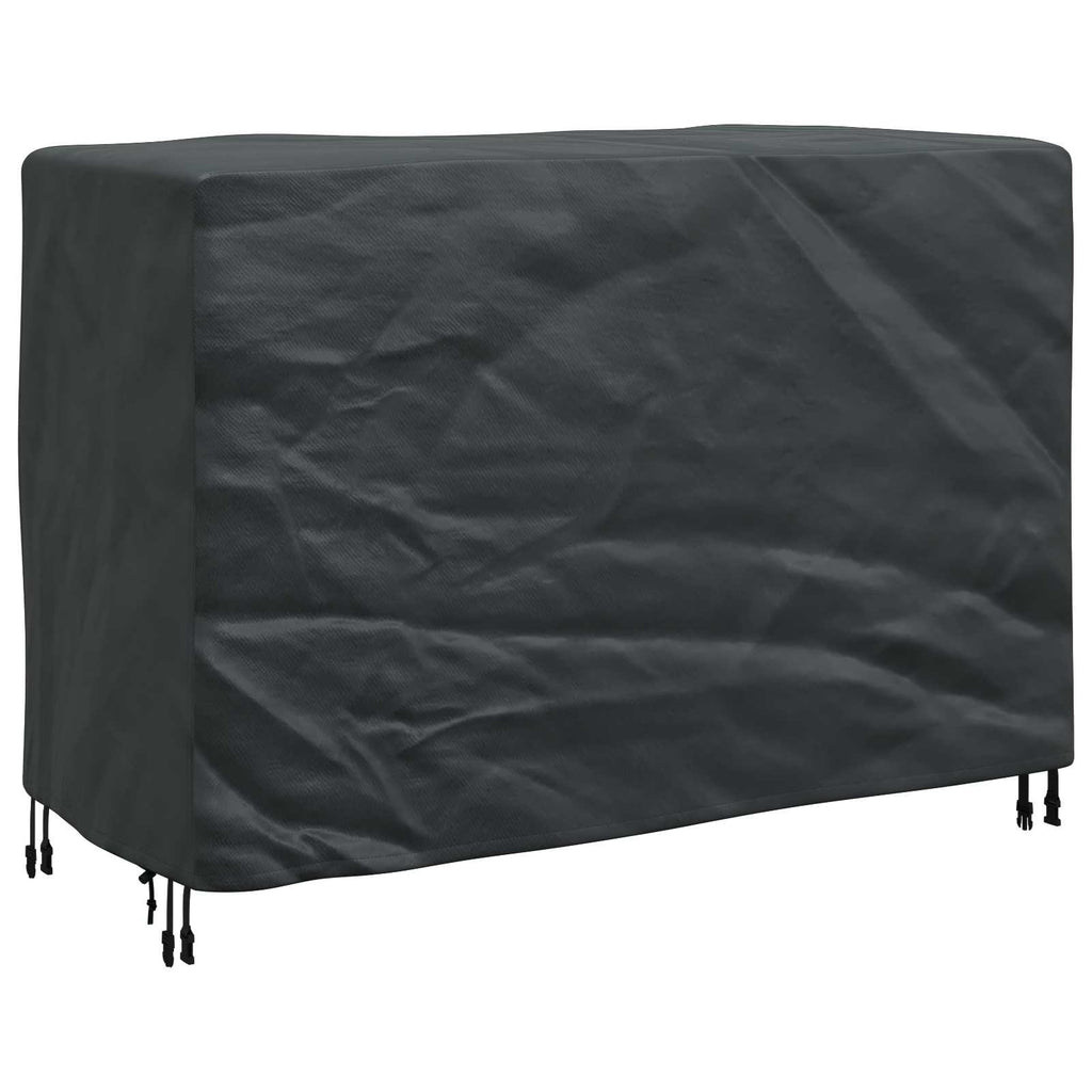 vidaXL Pokrowiec na meble Gładki Czarny 140 x 70 x 90 cm 210D