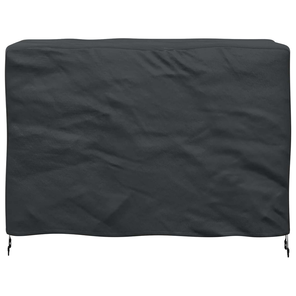 vidaXL Pokrowiec na meble Gładki Czarny 140 x 70 x 90 cm 210D