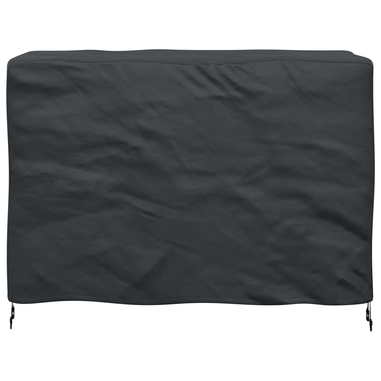 vidaXL Pokrowiec na meble Gładki Czarny 140 x 70 x 90 cm 210D