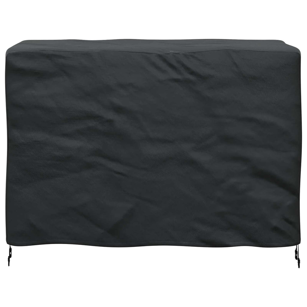 vidaXL Pokrowiec na meble Gładki Czarny 140 x 70 x 90 cm 210D