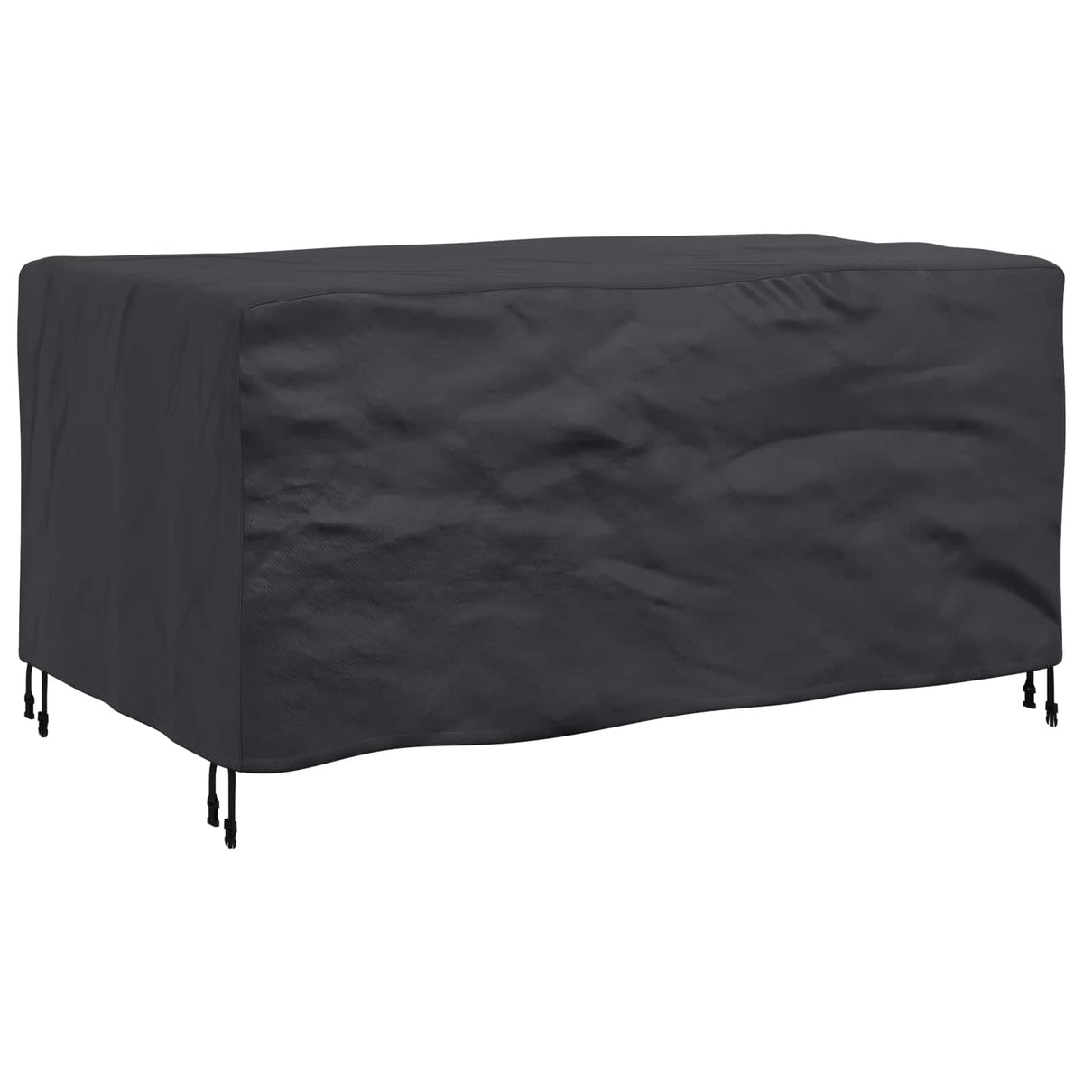 vidaXL Pokrowiec na meble Gładki Czarny 160 x 100 x 70 cm 210D
