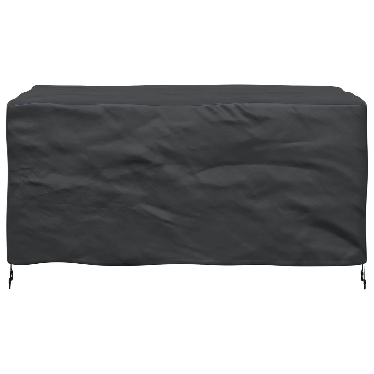 vidaXL Pokrowiec na meble Gładki Czarny 160 x 100 x 70 cm 210D