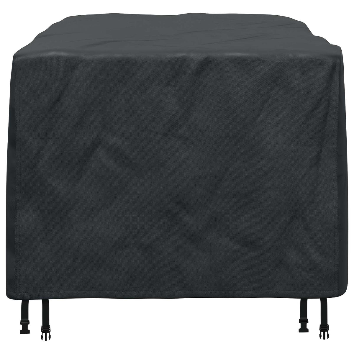 vidaXL Pokrowiec na meble Gładki Czarny 160 x 100 x 70 cm 210D