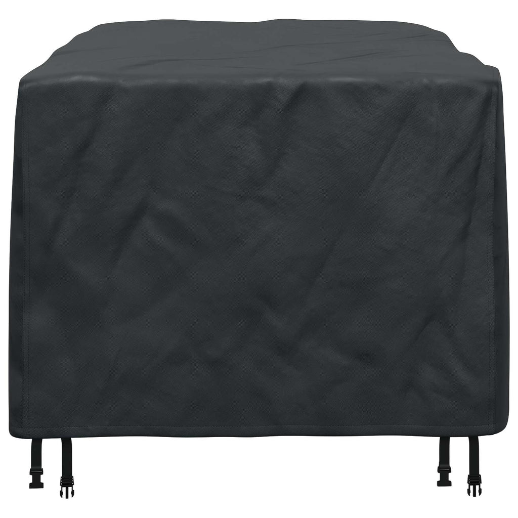 vidaXL Pokrowiec na meble Gładki Czarny 160 x 100 x 70 cm 210D