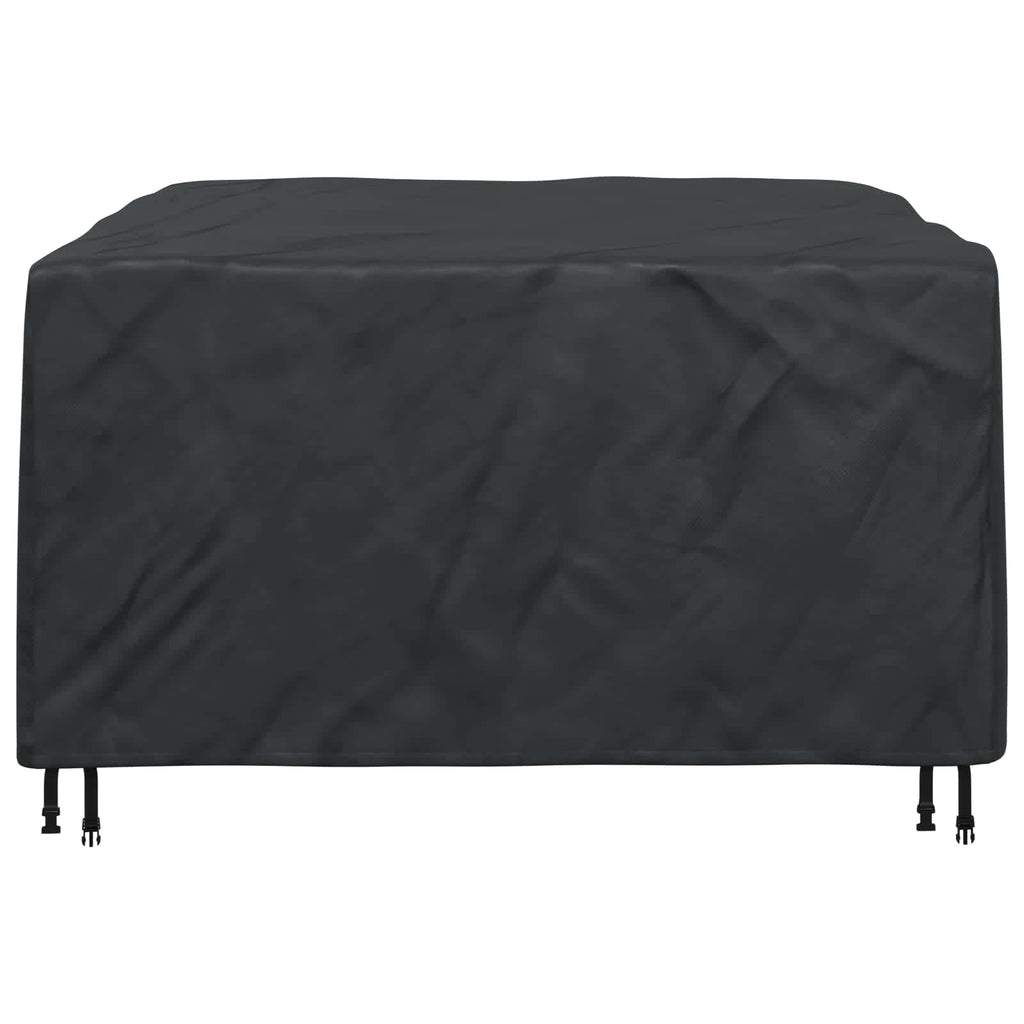 vidaXL Pokrowiec na meble Gładki Czarny 150 x 150 x 75 cm 210D