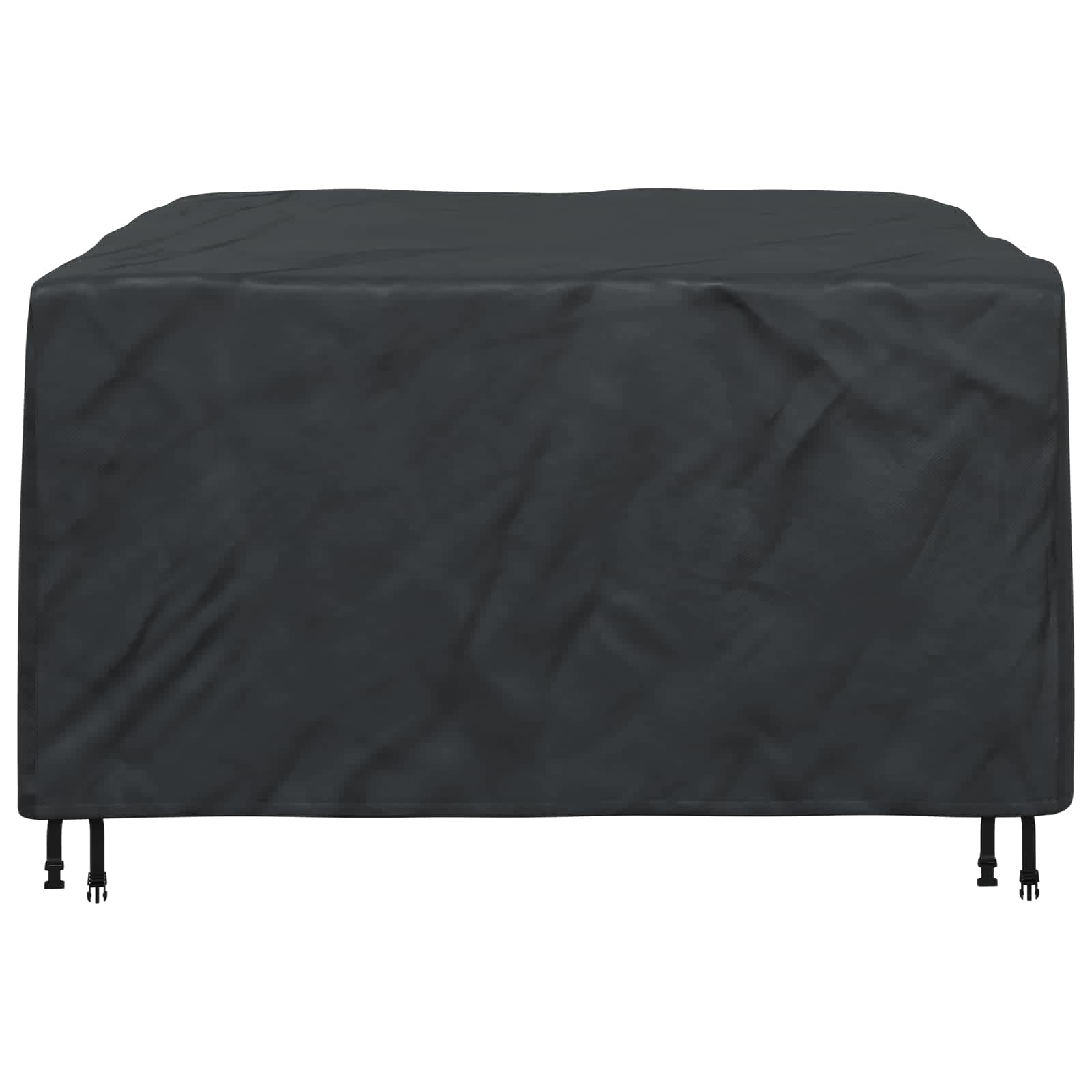 vidaXL Pokrowiec na meble Gładki Czarny 150 x 150 x 75 cm 210D