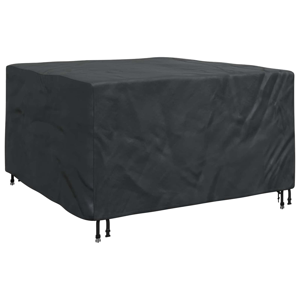 vidaXL Pokrowiec na meble Gładki Czarny 150 x 150 x 75 cm 420D