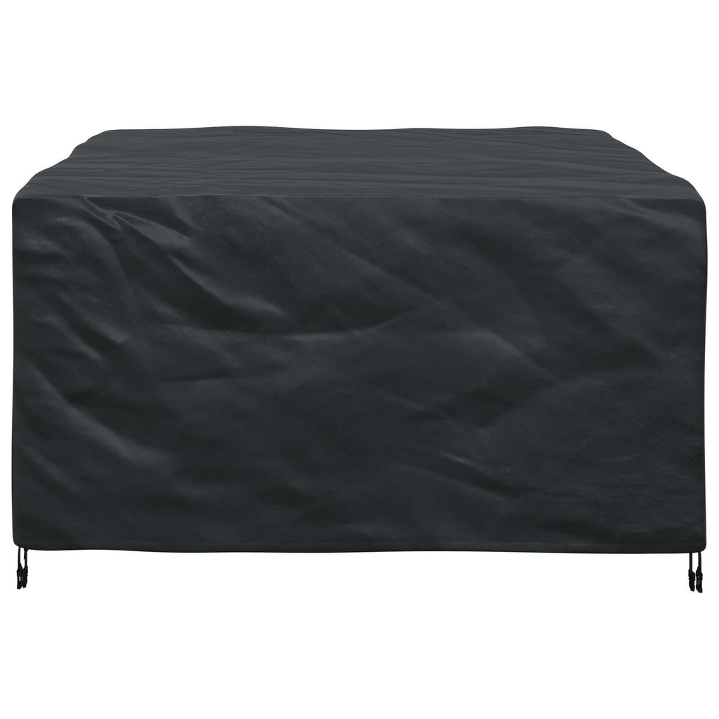 vidaXL Pokrowiec na meble Gładki Czarny 150 x 150 x 75 cm 420D
