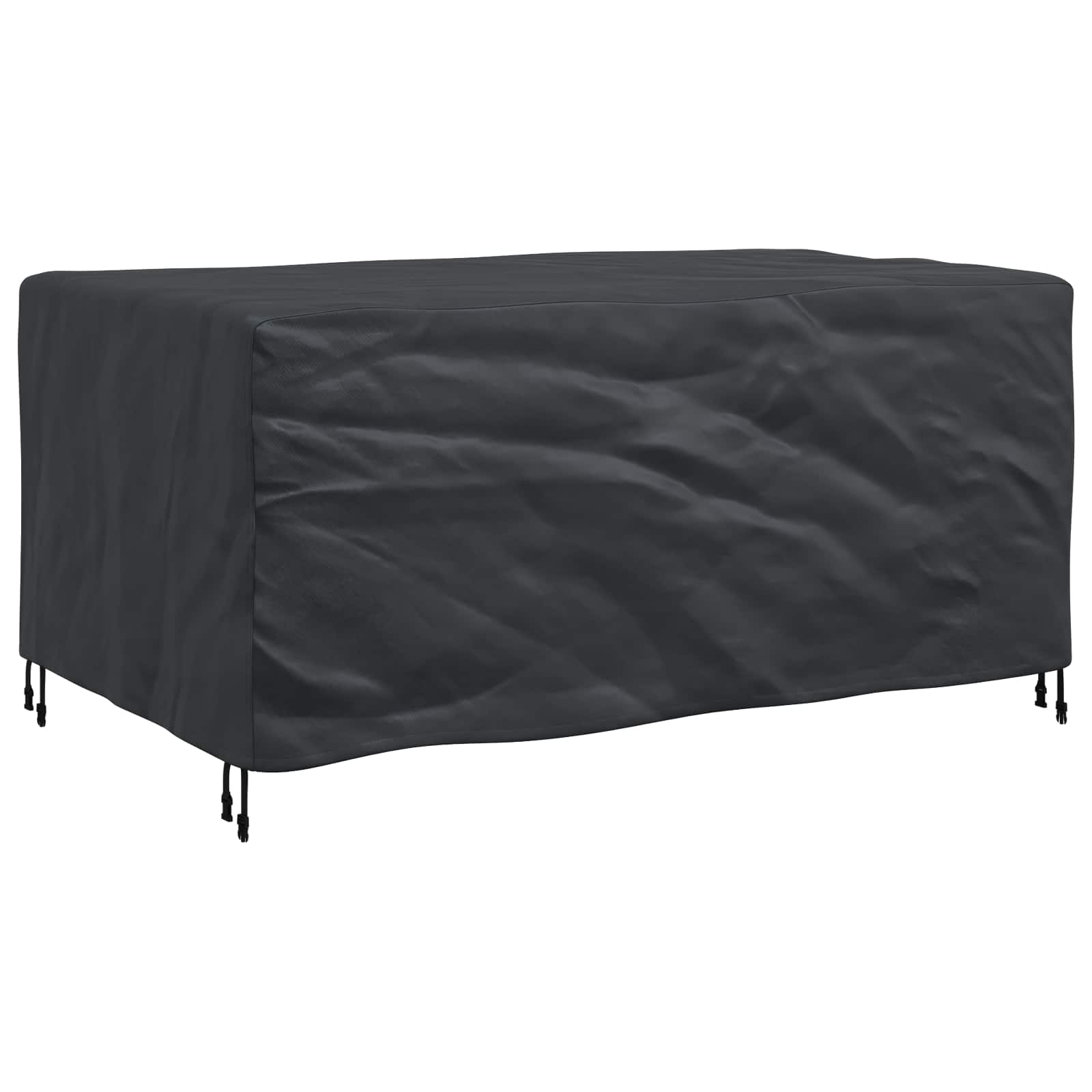 vidaXL Pokrowiec na meble Gładki Czarny 170 x 100 x 70 cm 210D